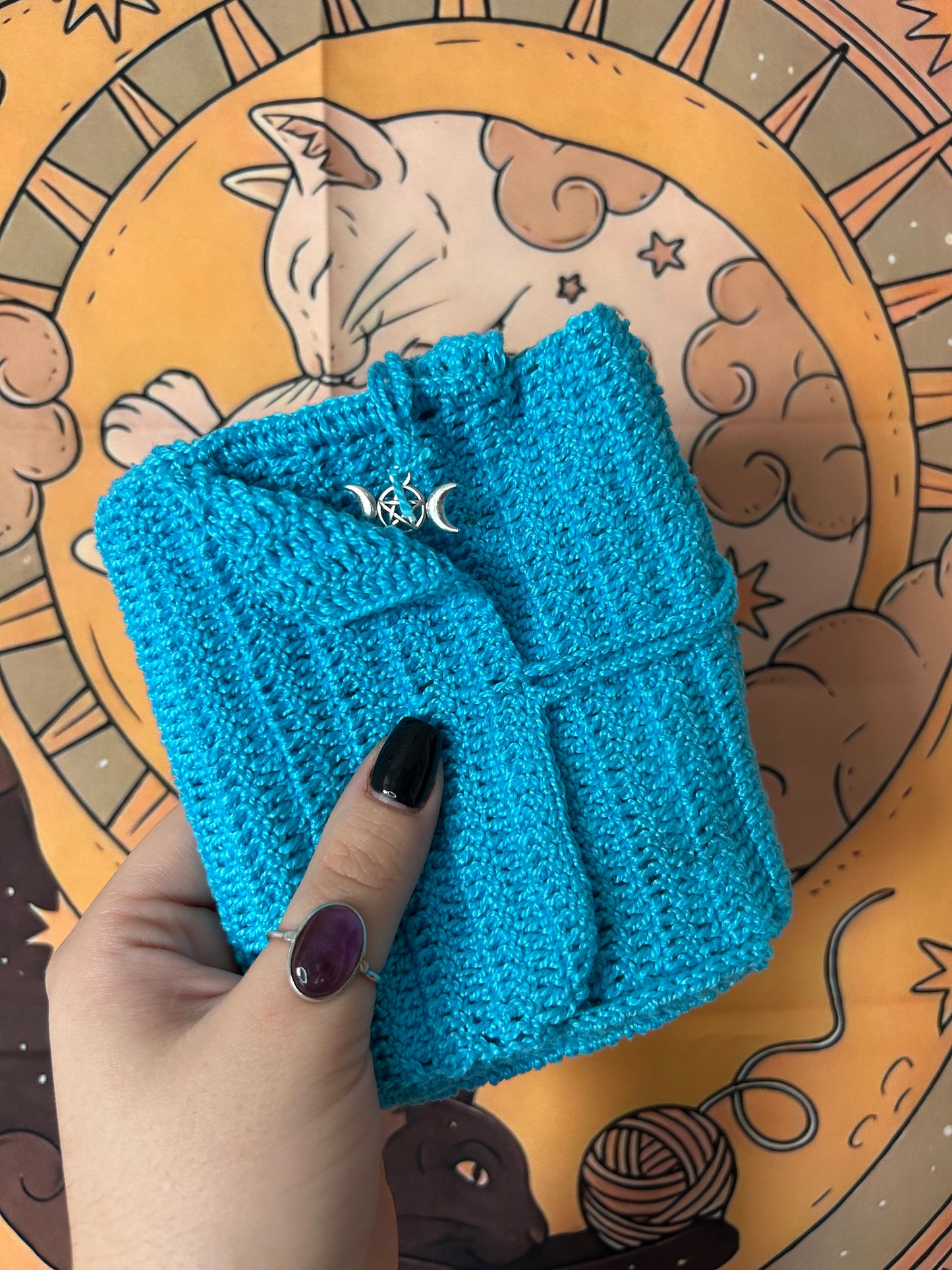 Tapete gatos + Funda tarot