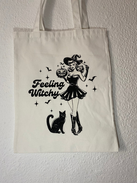 Tote Bag Pin-Up Witch